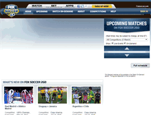 Tablet Screenshot of foxsoccer.performgroup.com